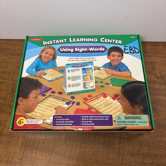 Lakeshore | Toys | Lakeshore Instant Learning Center Using Sight Words ...